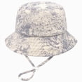 thumbnail image 1 of TOWED22 Baby Toddler Girls Bucket Hat Newborn Sun Hats for Boys Classic Infant Summer UV Protection Hats Kids Beach Cap(Light Blue,12-36 M), 1 of 4