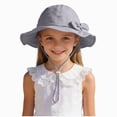 thumbnail image 1 of TOWED22 Baby Toddler Infant Girls Boys Bucket Sun Hats Protection Beach UPF 50+ Toddler Wide Brim Bucket Summer Hats(Grey,2-5 Y), 1 of 9