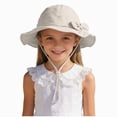 thumbnail image 1 of TOWED22 Baby Toddler Infant Girls Boys Bucket Sun Hats Protection Beach UPF 50+ Toddler Wide Brim Bucket Summer Hats(Khaki,2-5 Y), 1 of 9