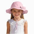 thumbnail image 1 of TOWED22 Baby Toddler Infant Girls Boys Bucket Sun Hats Protection Beach UPF 50+ Toddler Wide Brim Bucket Summer Hats(Watermelon Red,2-5 Y), 1 of 9