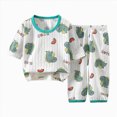 thumbnail image 1 of TOWED22 Boys Cotton Pajamas Long Sleeve Toddler Boys Pjs Kids Fall Winter Sleepwear Sets 6-12 Months 12-24 Months 2t 3t 4t 5t 6t 7t 8t 9t Children,Dark Green,6-12 M, 1 of 4