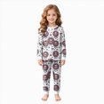 thumbnail image 1 of TOWED22 Boys Girls Halloween Pajamas Ghost Graphic Long Sleeve Pant Sets Pumpkin Pjs Kids Holiday Sleepwear, 1 of 7