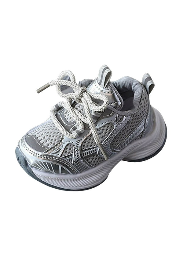 Boys Girls Lightweight Tennis Running Shoes Athletic Sneakers 11,Grey