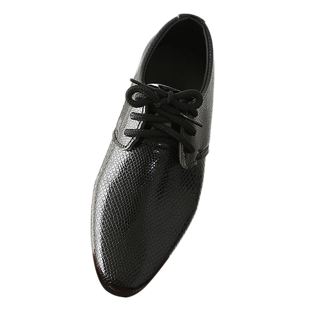 Boys' Durable Low-heeled Leather Shoes