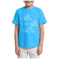 thumbnail image 1 of TOWED22 Boys Short Sleeve Shirts Kids Crewneck Solid Basic Tees Casual Tops(Sky Blue,9-10 Y), 1 of 4