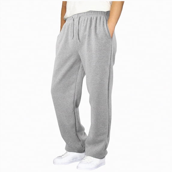 TOWED22 Boys Sweatpants Casual Elastic Waist Drawstring Sweat Pants Teens Active Workout Joggers with Pockets(Light Gray,13-14 Y)