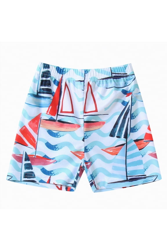 Boys Swim Trunks Bathing Bottom Suit Toddler Quick Dry Swim Shorts Beach Swimsuit for Boy J,4-5 Y