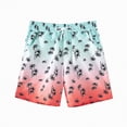 thumbnail image 1 of TOWED22 Boys Swim Trunks Toddler Swim Shorts Quick Dry Comfort Bathing Suit Sun Protection Swimwear with Pockets 2-16 Years Pink,9-10 Y, 1 of 6