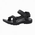 thumbnail image 1 of TOWED22 Boys Water Sandals Kids Open-Toe Adjustable Straps Sport Sandals Child Outdoor Athletic Lightweight(Little Kid/Big Kid)(Black,5), 1 of 9
