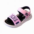 thumbnail image 1 of TOWED22 Boys Water Sandals Outdoor Hiking Adjustable Strap Sport Sandals(Red,1), 1 of 5