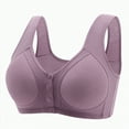 thumbnail image 1 of TOWED22 Bra for Senior Women, Bras for Older Women, Moral Bras for Seniors(Purple,52), 1 of 8