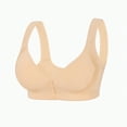 thumbnail image 1 of TOWED22 Daisy Bra for Seniors, Front Snap Closure Bras, Front Snaps Daisy Bras for Older Women(Light Yellow,44D), 1 of 9