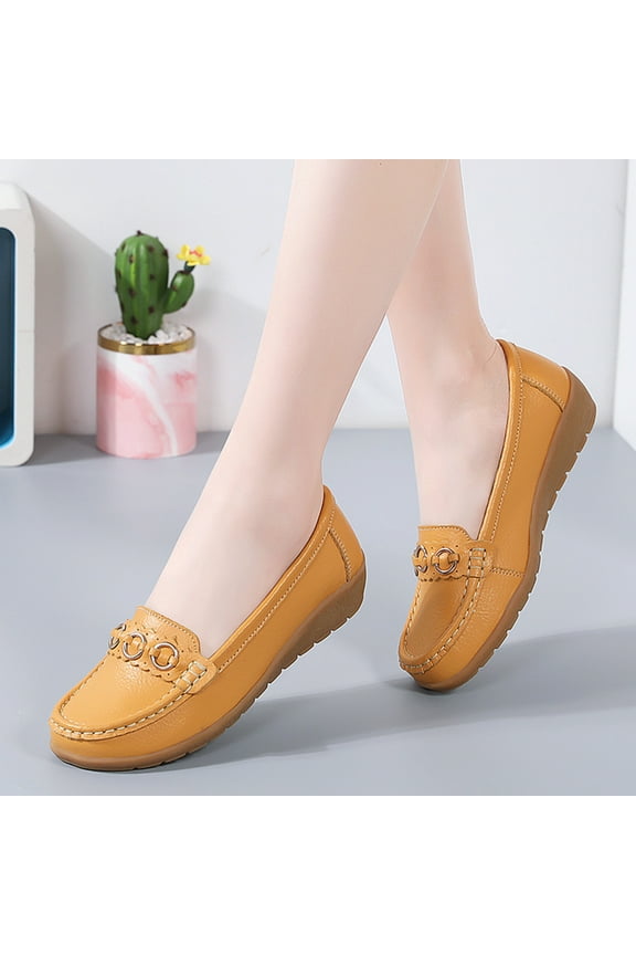 Flats For Women,Women's Flats Shoes Comfortable Beige Flats Crochet Lace Mesh Round Toe Slip On Casual Ballet Flats Dress Shoes,Yellow