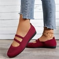 thumbnail image 1 of TOWED22 Flats Shoes Women,Women's Flats Shoes Pointed Toe Bow Leather Ballet Flats Dress Shoes,, 1 of 5