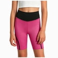 thumbnail image 1 of TOWED22 Girls Athletic Shorts Kids Spandex High Waisted Yoga Dance Biker Running Gym Shorts Yoga Pants(Hot Pink,13-14 Y), 1 of 6