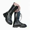 thumbnail image 1 of TOWED22 Girls Boots Side Zipper Mid Calf Winter Boots(Toddler/Little Kid)(Black,10), 1 of 9