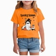 thumbnail image 1 of TOWED22 Girls Boys Halloween Shirt Cute Graphic Shirt Halloween Shirt Kids Spooky Season Fall Short Sleeve Tee Tops, 1 of 7