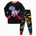 thumbnail image 1 of TOWED22 Girls Boys Pajamas Little Kids Pjs Sleepwear Children Clothes Sets 6-12 Months 12-24 Months 2t 3t 4t 5t 6t 7t 8t 9t Children(Red,7-8 Y), 1 of 5