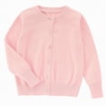 thumbnail image 1 of TOWED22 Baby Girl Cardigan Sweater Toddler Floral/Strawberry Button Down Long Sleeve Knit Outfits Cute Fall Winter Clothes(Z03-Pink,5-6 Y), 1 of 5