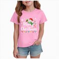 thumbnail image 1 of TOWED22 Girls Christmas T-Shirt Christmas Funny Graphic Casual T Shirts Xmas Gifts Christmas Party Outfits, 1 of 6