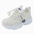 thumbnail image 1 of TOWED22 Girls Shoes Kids Tennis Running Athletic Lightweight Sneakers for Little/Big Kids Toddler(White,11), 1 of 5