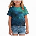 thumbnail image 1 of TOWED22 Girls T Shirts Short Sleeve Tees Loose Fit Colorblock Summer Tops Size 6-15 Years(Light Pink,12-13 Y), 1 of 4