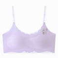 thumbnail image 1 of TOWED22 Girls Training Bra Teen Bras Everyday Big Kids Padded Bra 8-10 10-12 12-14 14-16(Purple,12-15 Y), 1 of 4