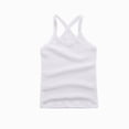 thumbnail image 1 of TOWED22 Girls Undershirts Toddler Cami Camisole Tank Tops Elastic Spaghetti Straps Sleeveless Cotton Tank Top for Kids(White,8-9 Y), 1 of 4