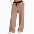 thumbnail image 1 of TOWED22 Girls Uniform Pants Flare Sweatpants Joggers Pants Preppy Clothes for Girls, 1 of 7