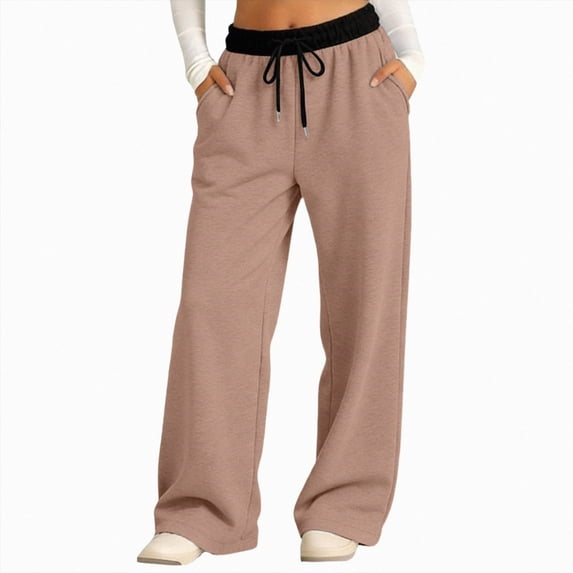 TOWED22 Girls Uniform Pants Flare Sweatpants Joggers Pants Preppy Clothes for Girls