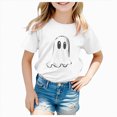thumbnail image 1 of TOWED22 Halloween Shirts for Girls Boys Cute Graphic T-Shirt Kid Spooky Season Outfit Print Short Sleeve Tees Fall Tops, 1 of 5