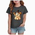 thumbnail image 1 of TOWED22 Halloween Shirts for Girls Boys Graphic Tshirts Tee Short Sleeve Tee Spooky Season Cute Fall Tops, 1 of 7
