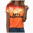 thumbnail image 1 of TOWED22 Halloween Shirts for Women Magical Halloween Shirt Cute Ghost Graphic Tees Spooky Season Casual Short Sleeve Fall Tops(Orange,XL), 1 of 9