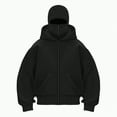 thumbnail image 1 of TOWED22 Hoodies for Men Full Zip Up Fleece Jackets Lightweight Sweatshirt Coat(Black,XL), 1 of 4