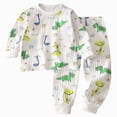 thumbnail image 1 of TOWED22 Infant Baby Toddler Girl 2pcs Winter Outfits Long Sleeve Soft Sweatshirt and Pants Clothing Set(Green,12-18 M), 1 of 5