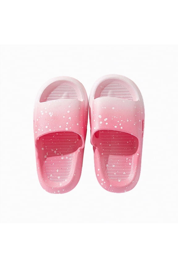 Kids Cloud Slides Boys Girls Shower Slippers Slip on Slide Sandals Non-slip Summer Beach Pool Shoes(Pink,7.5)