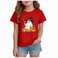thumbnail image 1 of TOWED22 Kids Halloween Shirt Boys Girls Graphic T Shirt Spooky Season T-Shirt Halloween Short Sleeve Tops, 1 of 7