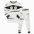 thumbnail image 1 of TOWED22 Kids Pajamas for Boys Girls Cute Graphic Sleepwear Toddler Clothes Halloween Outfit 2pcs Long-Sleeve Sleepwear, 1 of 9