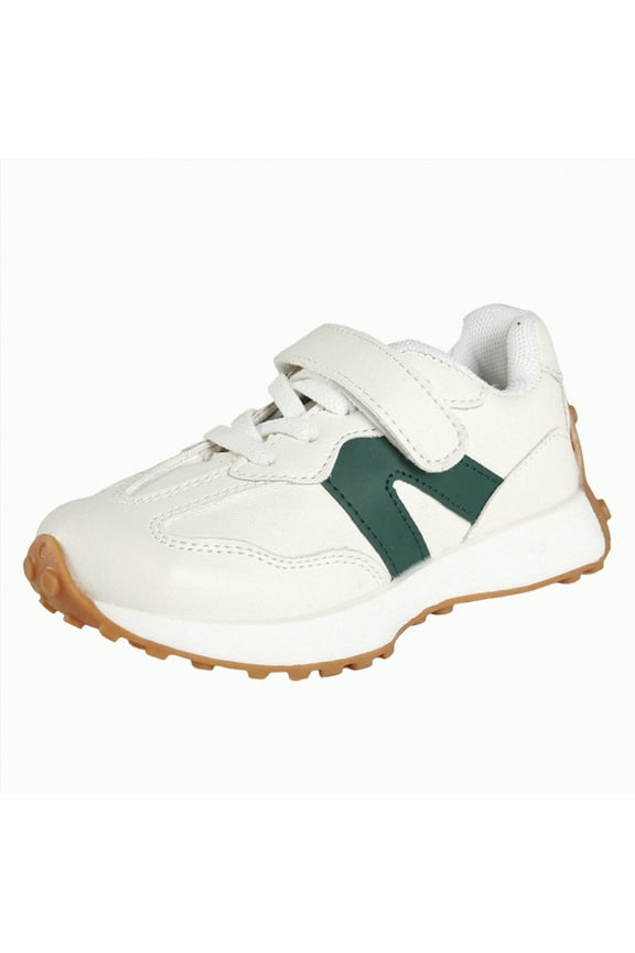 Kids Shoes Running Girls Boys School Spring Casual Sports Sneakers Basketball(Green,9)