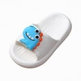 thumbnail image 1 of TOWED22 Kids slides, Girls Slides Non-slip Summer Beach Pool Shoes Toddler Cartoon Slide Sandals Indoor& Outdoor Garden Slippers Shower Shoes(Beige,2), 1 of 7