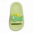 thumbnail image 1 of TOWED22 Kids slides, Girls Slides Non-slip Summer Beach Pool Shoes Toddler Cartoon Slide Sandals Indoor& Outdoor Garden Slippers Shower Shoes(Green,9.5), 1 of 7