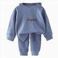 thumbnail image 1 of TOWED22 Little Boys Girls Pajamas for Toddler Clothes Set Truck Sleepwear Long Sleeve Cotton 2 Piece Kids Pjs 3 6 9 12 18 24 Months 2t 3t 4t 5t 6t 7t 8t 9t(Dark Blue,2-3 Y), 1 of 5