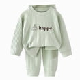 thumbnail image 1 of TOWED22 Little Boys Girls Pajamas for Toddler Clothes Set Truck Sleepwear Long Sleeve Cotton 2 Piece Kids Pjs 3 6 9 12 18 24 Months 2t 3t 4t 5t 6t 7t 8t 9t(Light Green,12-13 Y), 1 of 5