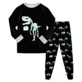 thumbnail image 1 of TOWED22 Little Boys Pajamas 2 Pieces Long Set Cotton Sleepwear Kids Cute Graphic Pjs Winter Clothes,8-9 Y, 1 of 8