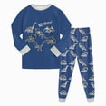 thumbnail image 1 of TOWED22 Little Boys Pajamas for Toddler Clothes Set Train Long Sleeve Cotton 2 Piece Kids Pjs Fall Winter Sleepwear 6-12 Months 12-24 Months 2t 3t 4t 5t 6t 7t 8t 9t Children,Blue,2-3 Y, 1 of 7