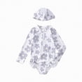 thumbnail image 1 of TOWED22 Long Sleeve One Piece Ruffle Swimsuit for Toddler Girls Baby Girl Rashguard Shirt with UPF 50+ Sun Protection White,5-6 Y, 1 of 9