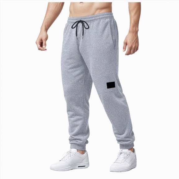 TOWED22 Men's Sweatpants with Pockets Athletic Pants Traning Track Pants Joggers for Men Soccer, Running, Workout(Light Gray,S)