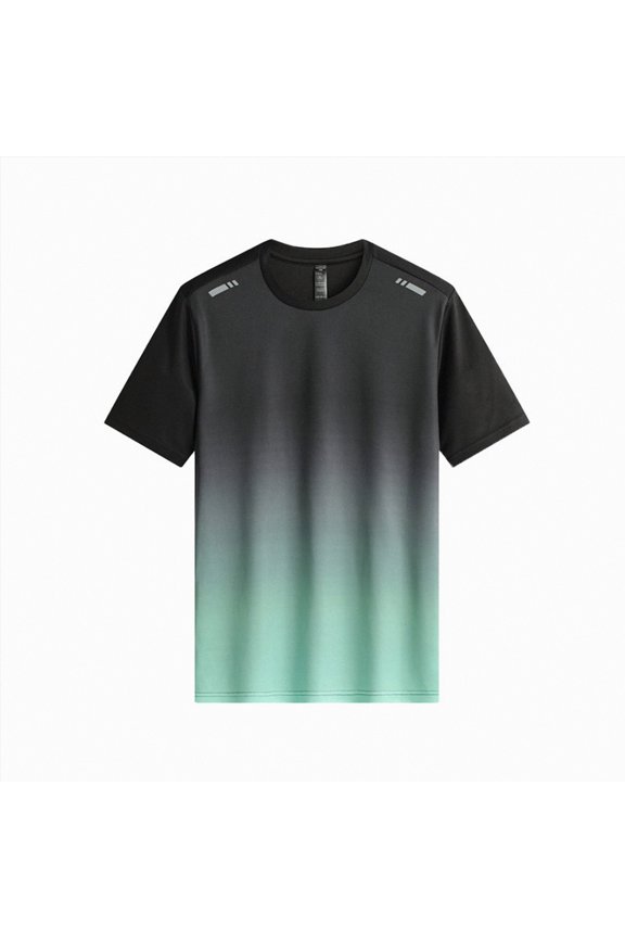 Men's UPF 50+ Sun Protection Quick Dry Workout T-Shirts Lightweight Moisture Wicking Tee for Athletic, Beach, Hiking Green,3XL