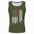 thumbnail image 1 of TOWED22 Men's Workout American Flag Print Gym Bodybuilding Tank Tops(AG,L), 1 of 5