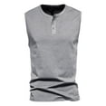 thumbnail image 1 of TOWED22 Men's Bodybuilding Stringer Tank Top Gym Workout Sleeveless T-Shirt Tees(Grey,XXL), 1 of 4
